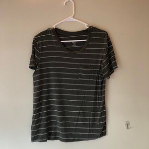 Green Striped Tee